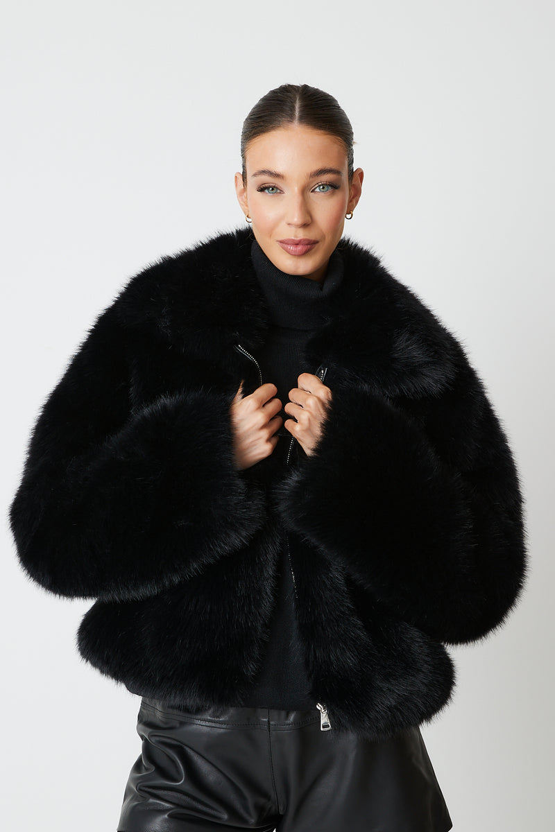 Amara Premium Faux Fur Bomber