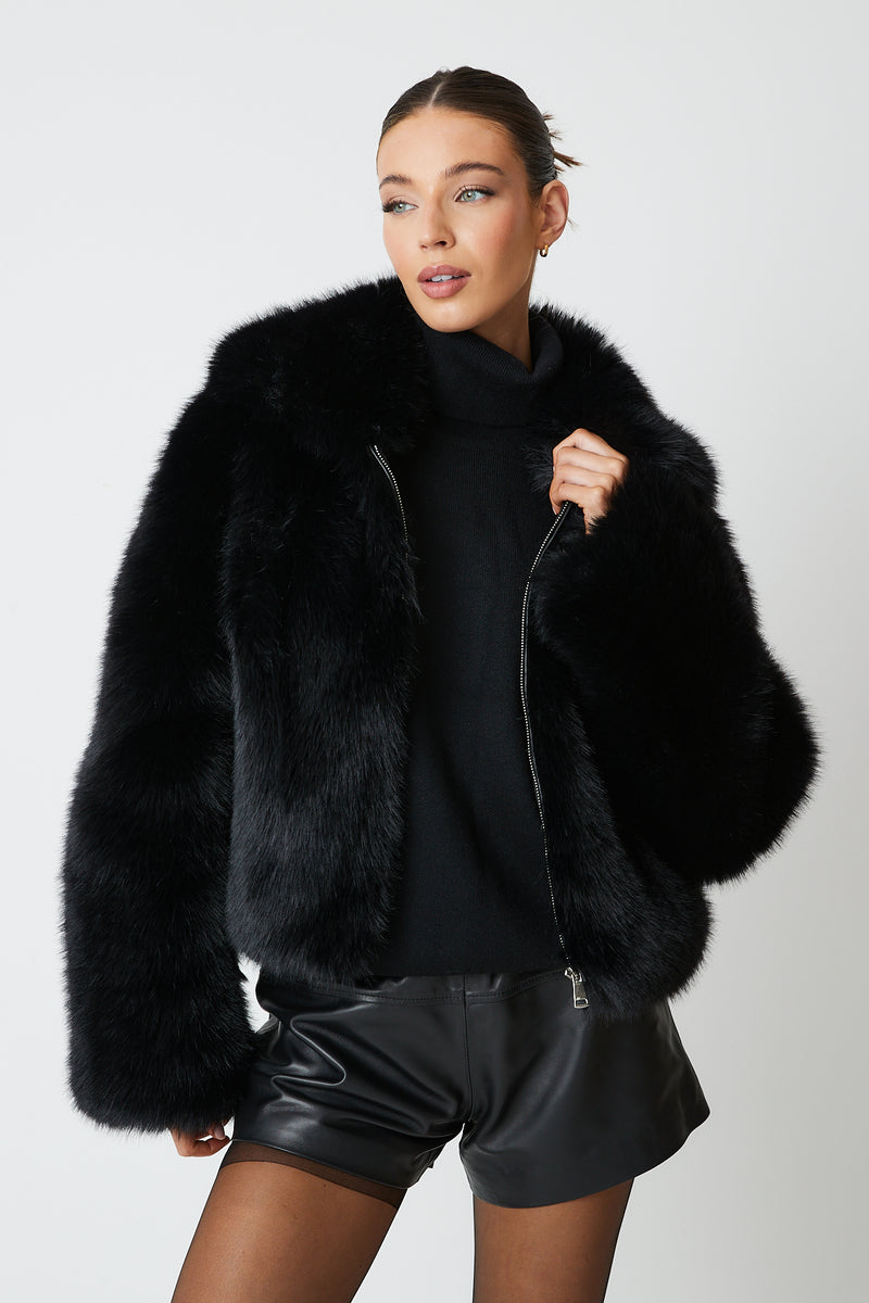 Amara Premium Faux Fur Bomber TwentyFall