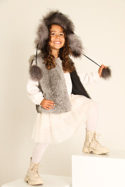 Grey Fur Gilet