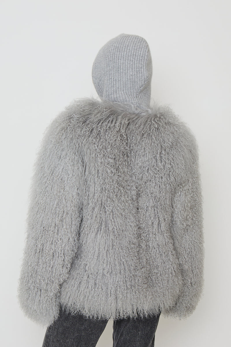 Angora Knitted Hood