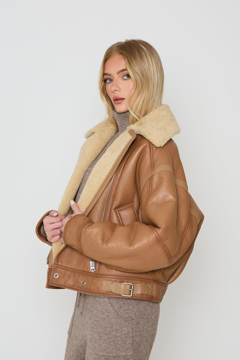 Lennan Shearling Bomber