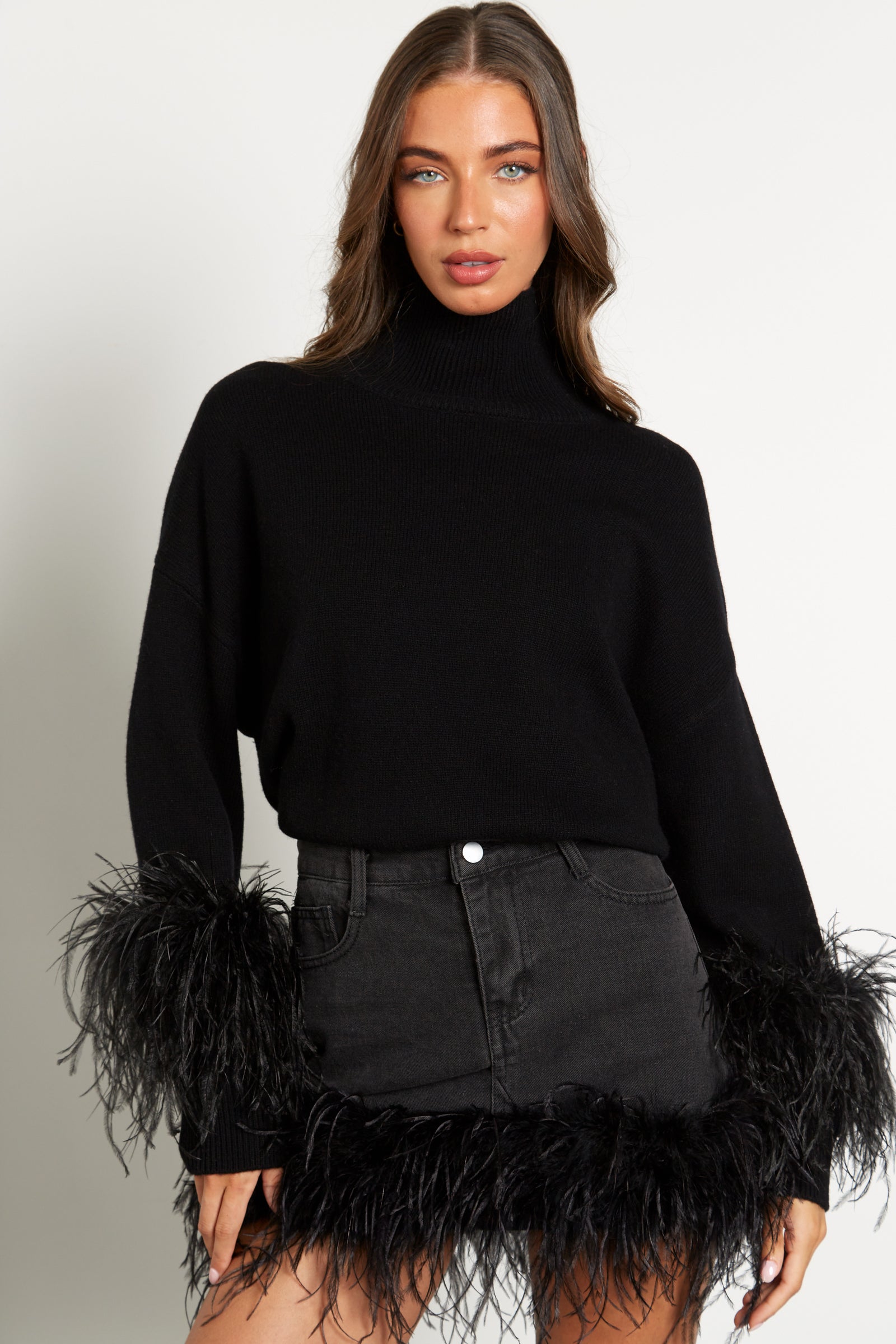 Feather Cuff Jumper TwentyFall