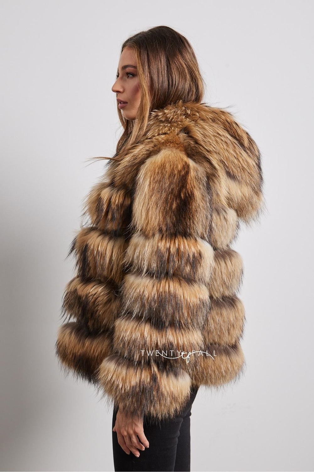 Faux fur ring coat best sale