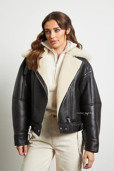 Lennan Shearling Bomber – TwentyFall